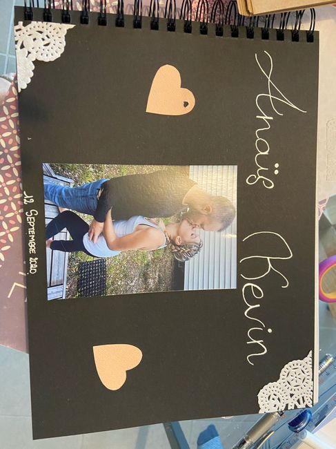 Personnalisation livre d’or 1