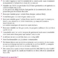 Code promo maty - 3