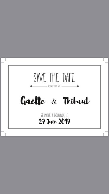 As-tu fait un Save the Date ? 🎁 - 1