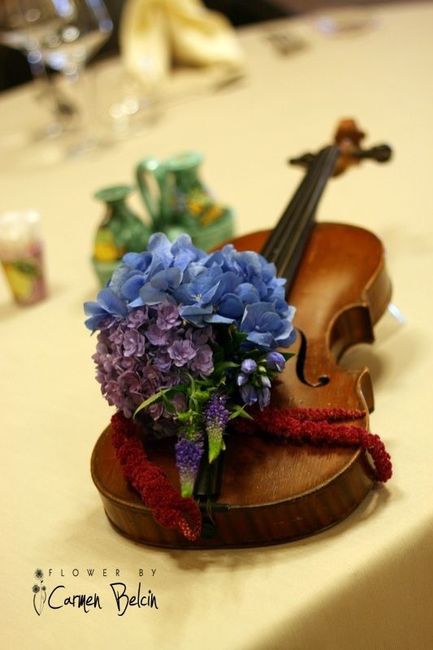centre de table t. musique