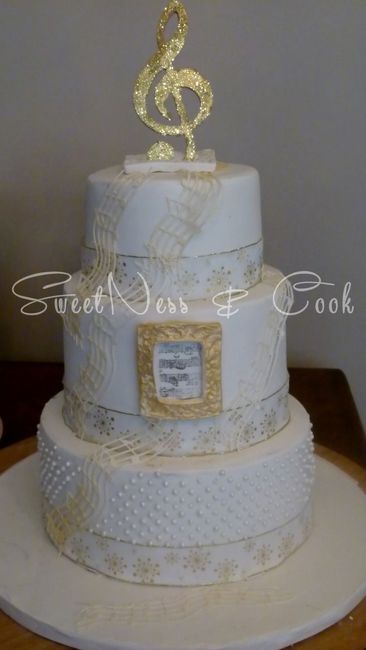 wedding cacke musique 