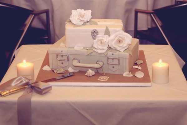 wedding cacke thème voyage