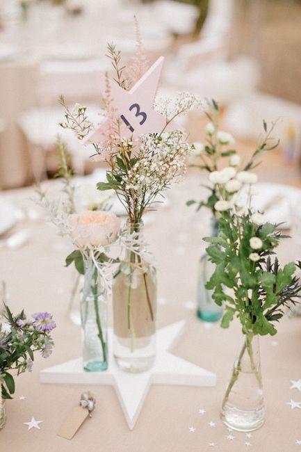 centre de table étoiles 