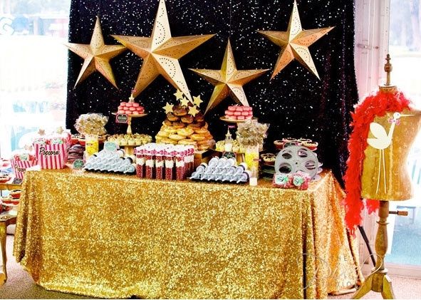 candy bar thème étoiles 