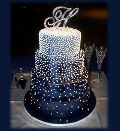 wedding cacke thème étoiles 