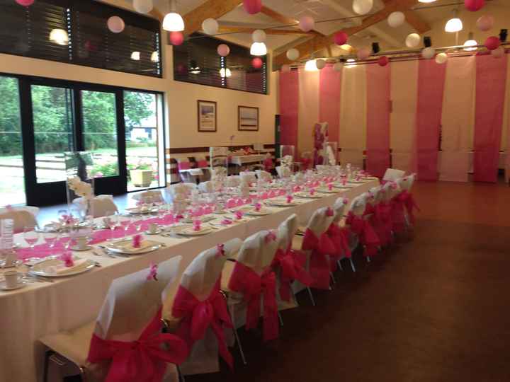 thème blanc et fushia