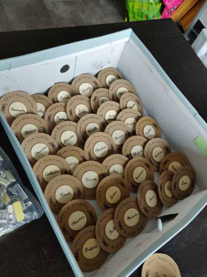 Badges diy thème champêtre - 2