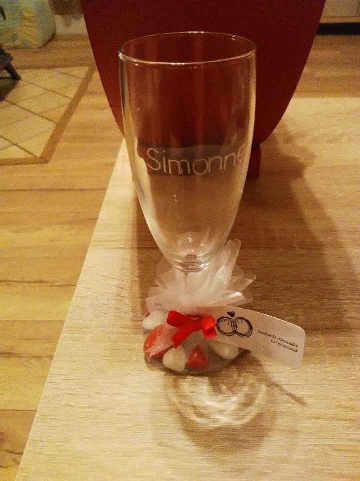 Contenant dragées, marque place et cadeau - 1
