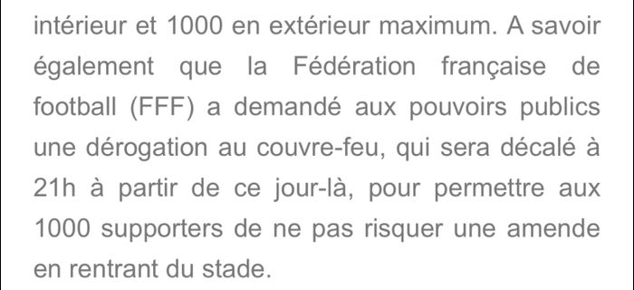 Calendrier validé par le gouvernement 1