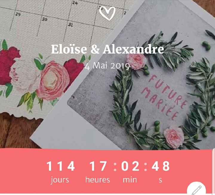 5 mois avant le jour j 🤗😍😱 - 1