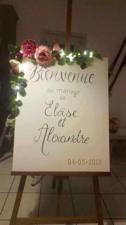 Mon panneau BIENVENUE