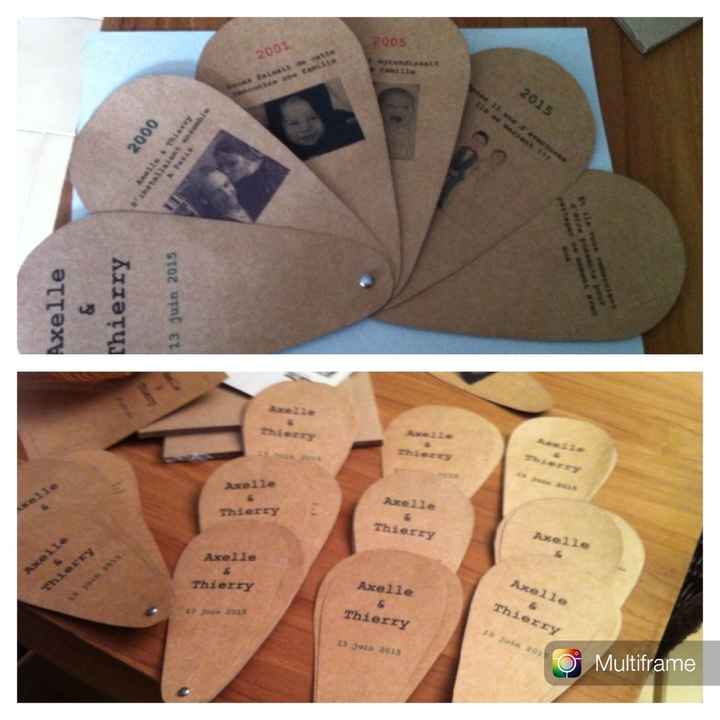 Éventails cadeau des invités 