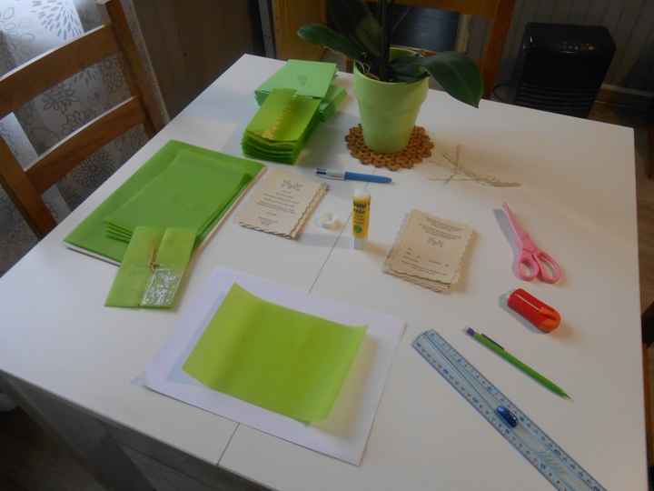 Préparation des faire-parts