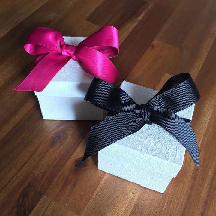 Petites boîtes surprises pour mes soeurs