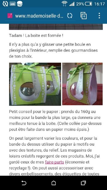 Embellir notre contenant à dragées - 2