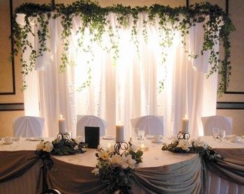 deco table d honneur nature