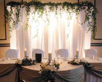 deco table d honneur nature