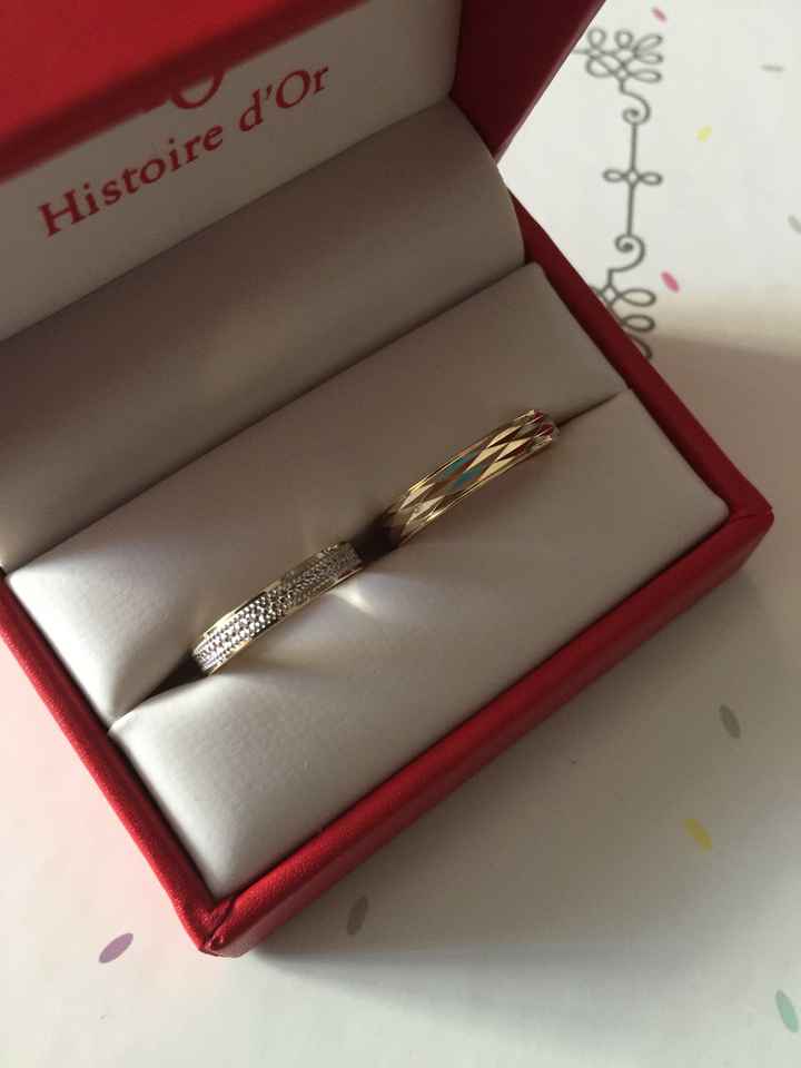 Alliances et cadeau histoire d'or - 1