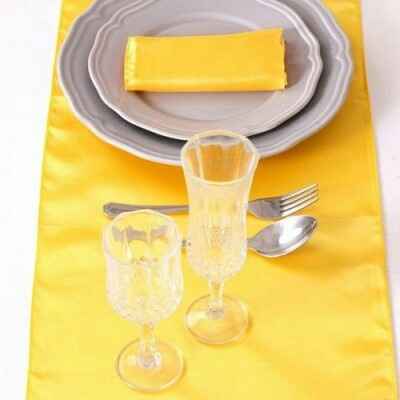 Eléments de déco jaune or/fonce - 1