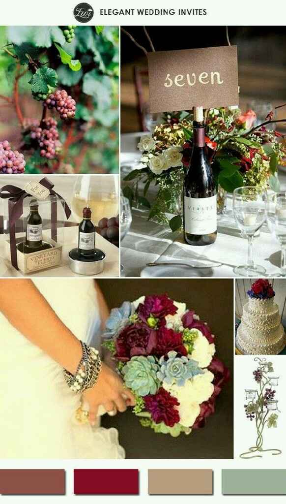 Theme mariage vin+multicolore - 1