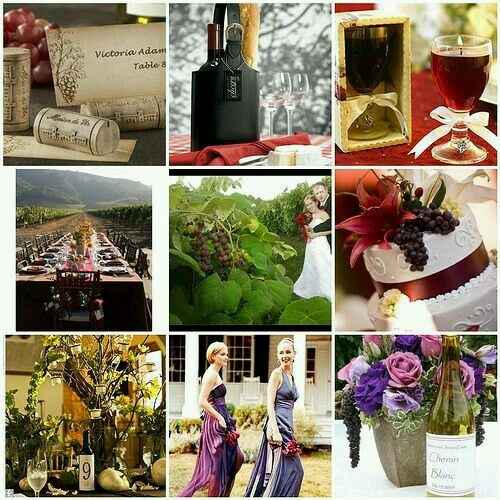 Theme mariage vin+multicolore - 2