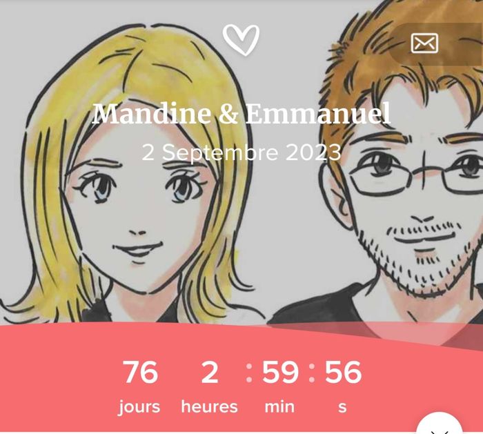 Capture depuis l'application mobile ton compte à rebours et partage-le ⏳😍 1