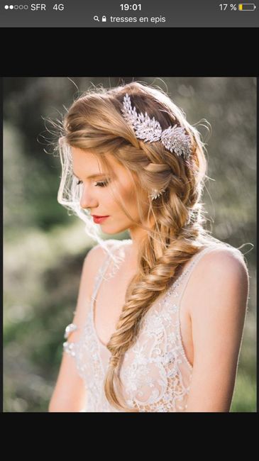 Hésitation sur ma coiffure pour le jour j. - 1