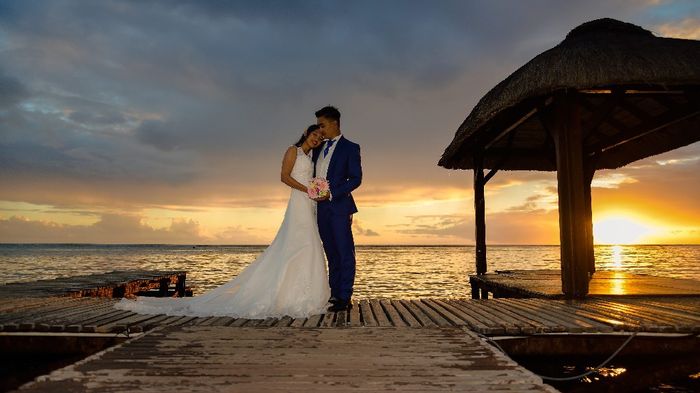 Photo de mariage en lune de miel - 4