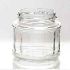 pot verre dodécagonal (avec couvercle)