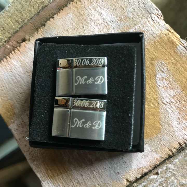 Boutons de manchettes personnalisées - 1