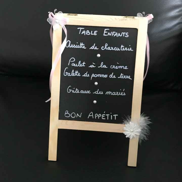 Diy du jour : ardoise centre de table enfant - 2