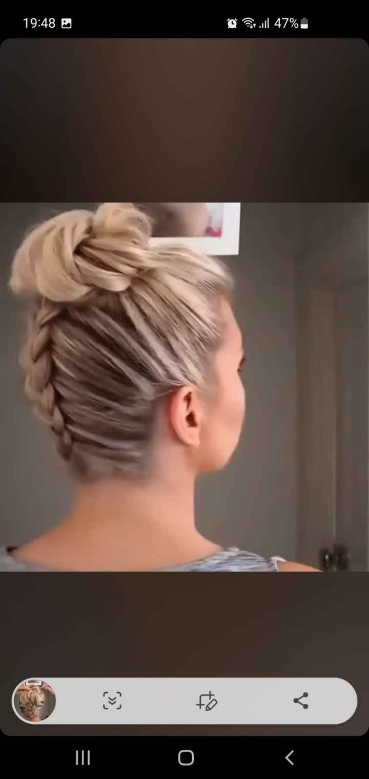 Deux coiffures de mariée pour cheveux mi-longs ✨ - 1