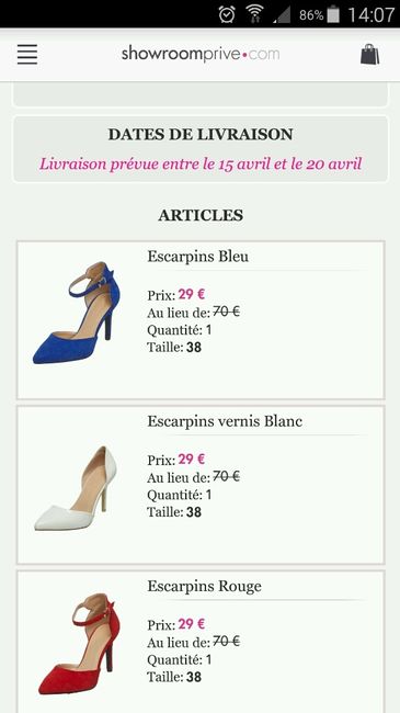 Photos de vos chaussures - 1