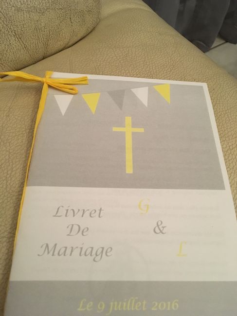 Livrets de cérémonies terminés !!! - 1