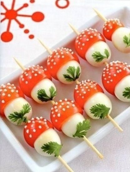 mise en bouche brochette