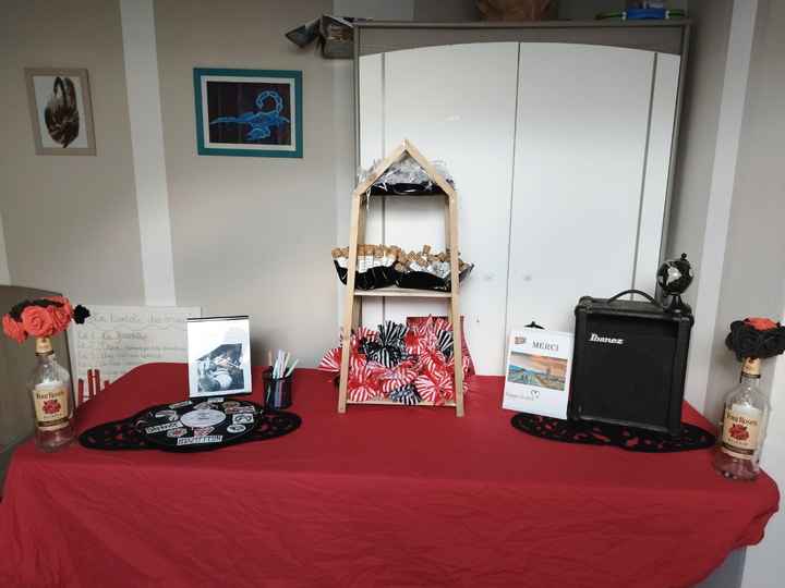 Mariage rouge, noir, blanc rock and roll - 1