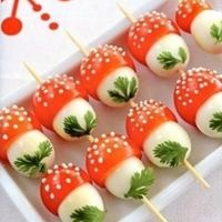mise en bouche brochette