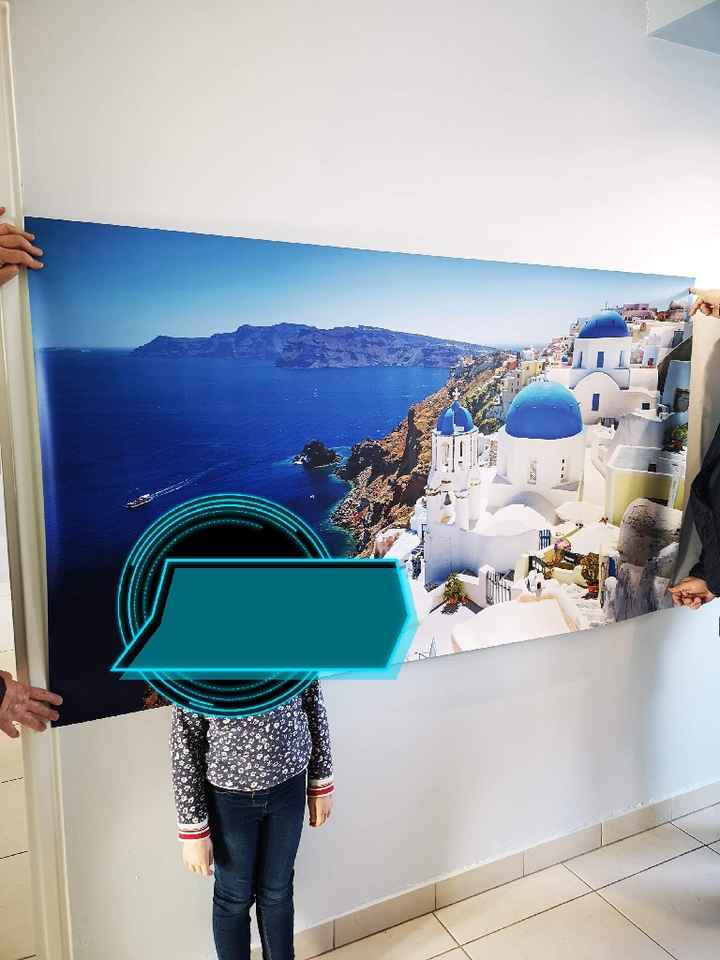 Affiche coin photo Santorin 📷😍🤳 - 1