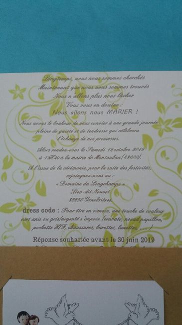 Faire part reçu 😍😍😍😍 - 2