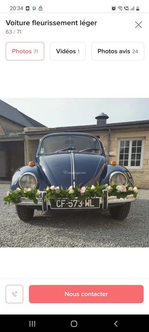 Dans tes rêves les plus fous, quelle voiture tu louerais pour ton jour J ? 1
