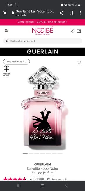 Cherche parfum mariage 1