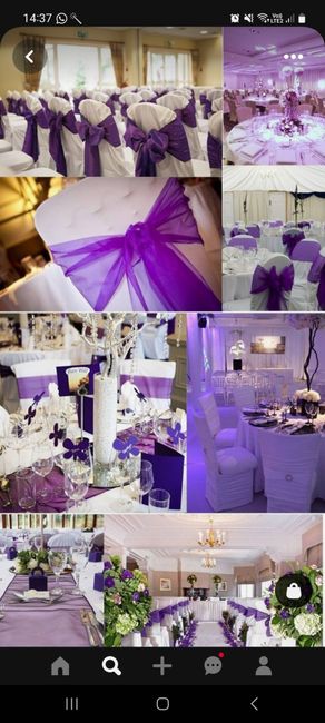 Thème mariage papillon mauve 7