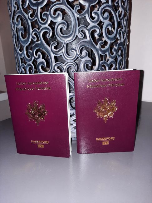 Passeport et voyage de noce! 1