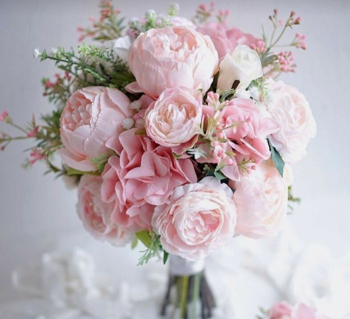 Un bouquet de mariée "rose" pour octobre Rose 7