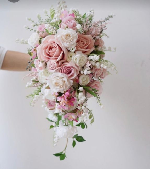 Un bouquet de mariée "rose" pour octobre Rose 8