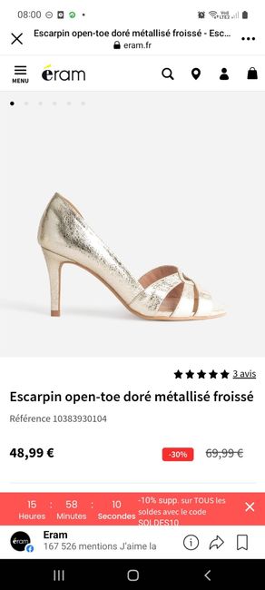 Chaussures de mariée 1