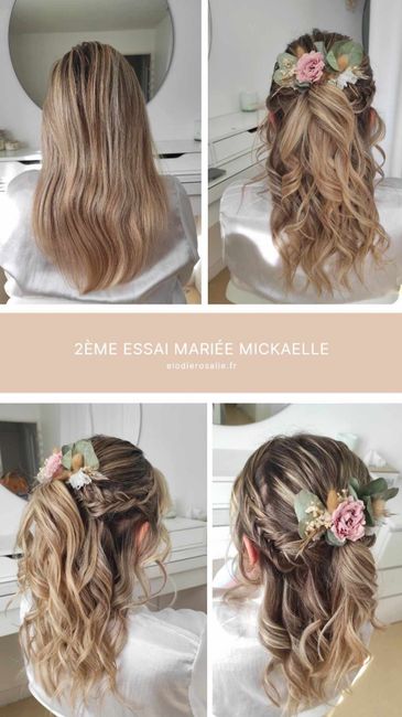 Coiffure jour j - 2
