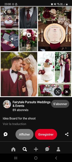 Quel thème pourrait découler d'un costume rouge bordeaux du marié ? 6