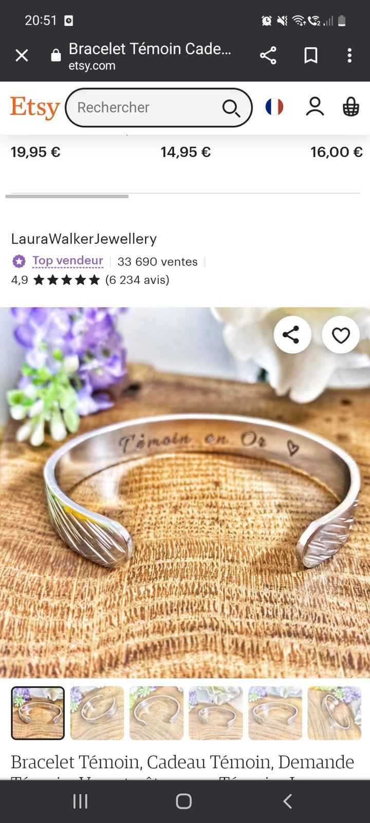 Demande témoins et demoiselle d’honneur. - 4