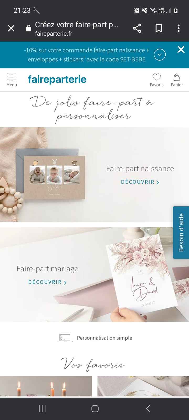 Faire-part 💌 - 1